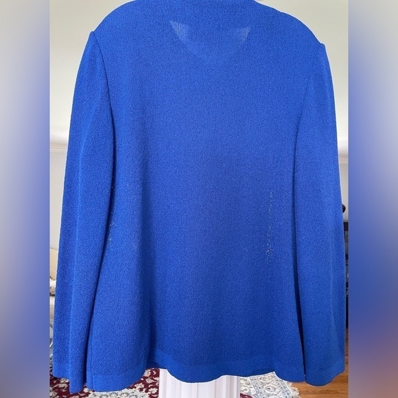 Castleberry women’s vintage knit Roya blueGardigan/ sweater long sleeve . - Picture 2 of 6